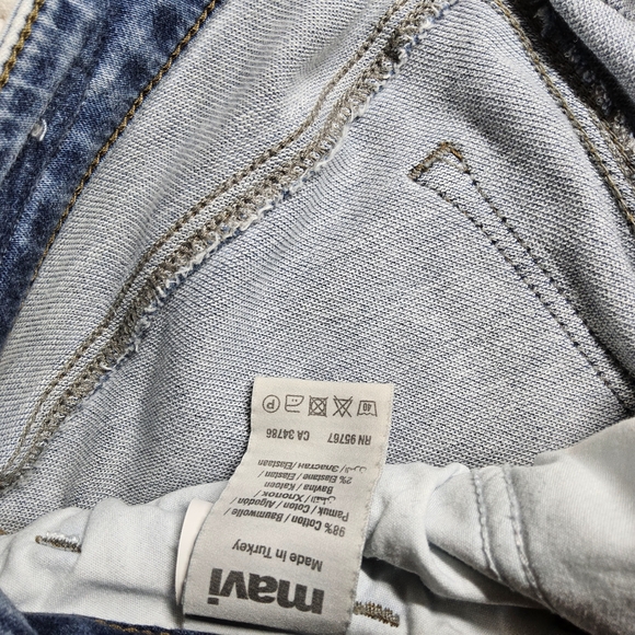 1 Preloved Mavi Women's Alexa Mid Rise Skinny Jeans size 26 - Picture 11 of 13